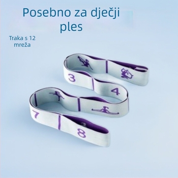 Elastični pojas za jogu i pilates — istezanje leđa, plesno istezanje, kućni trening za žene, pojas za trening (Materijal: Drugo; Značka: Flying sword)