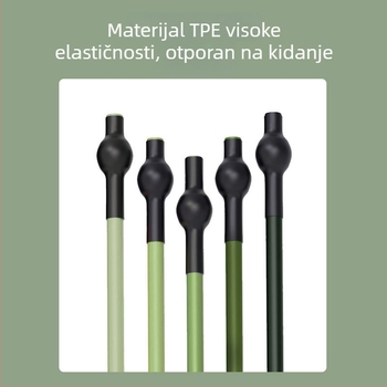 Asahi Ken set za vuču – TPE fitness otporna užad, napetost 150 lb, paket 30 komada, za odrasle
