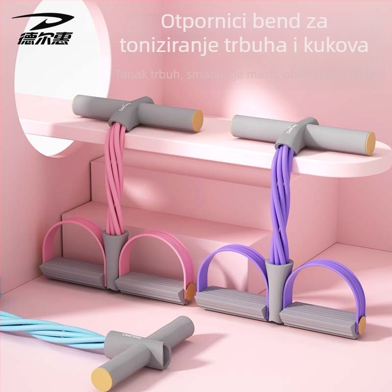 Napinjač od TPE za trbušnjake, vježbe nogu i jogu