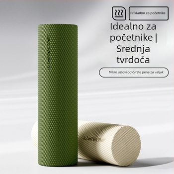 Čvrsti pjenasti valjak za masažu leđa i nogu — opuštanje mišića, pomoć za jogu za početnike