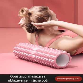 Prazan EVA pjena masažni valjak s polumjesečnim oblikom — valjak za opuštanje mišića nogu, rekvizit za početničku yogu, Xinyue