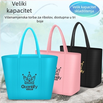 Torba za ribolovnu opremu — platno, vodootporna, sklopiva, prijenosna
