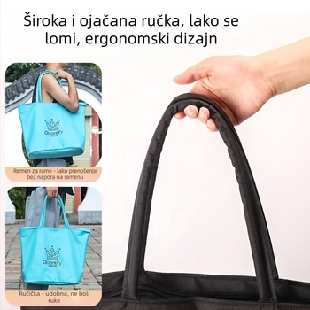 Torba za ribolovnu opremu — platno, vodootporna, sklopiva, prijenosna