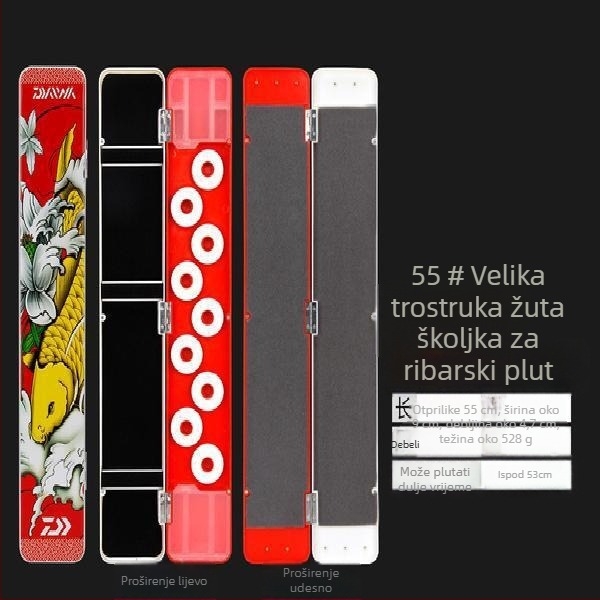 Višefunkcionalna kutija za ribolov – tri u jedan, trostruki slojevi, velika zapremina za najlon