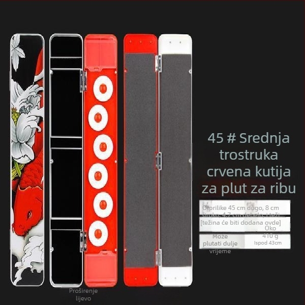 Višefunkcionalna kutija za ribolov – tri u jedan, trostruki slojevi, velika zapremina za najlon