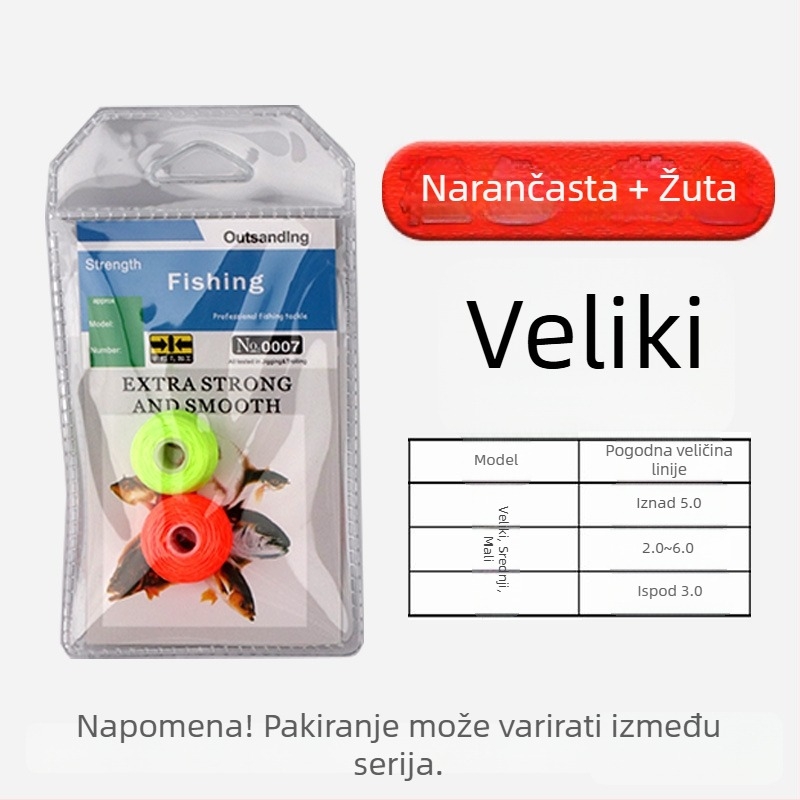Set ribolovnih dodataka za plutajući ribolov – (Marka: FISHERBON; Materijal: pamuk; Podrijetlo: Kina)