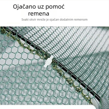 Tai Lane mreža za zaštitu ribolova, sklopiva kutija za škampe, mreža s kišom, svila