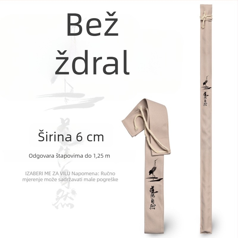 Platnena torba za ribolovni štap, duljine 1,3 m, neelastična zaštitna torba