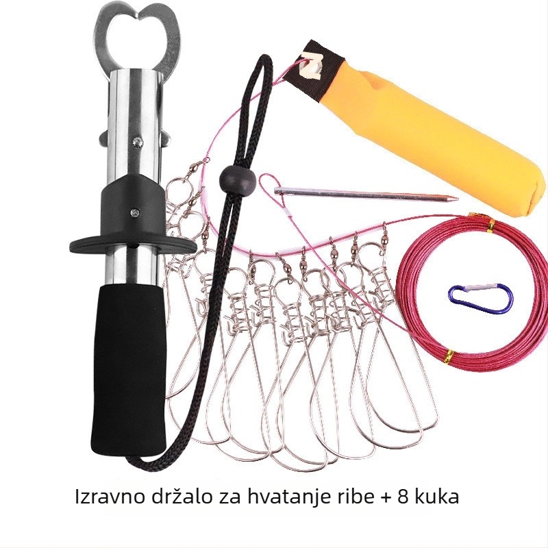 Poboljšana verzija karabiner za ribolov od nehrđajućeg čelika – prijenosni demontažni dizajn