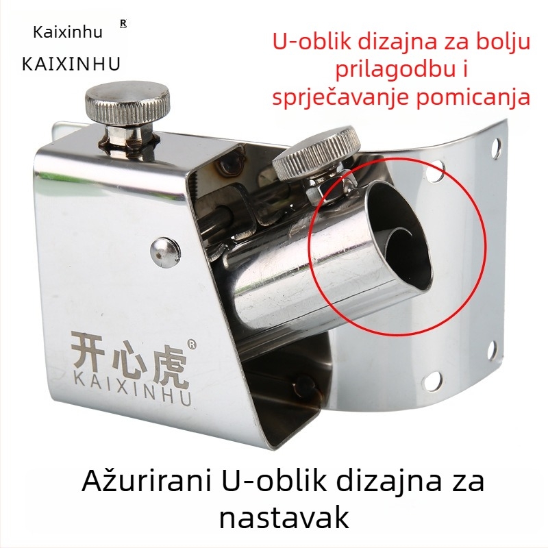 Nerđajući čelični fiksni kut ribolov – trodijelni set dodataka s nosačem za štapove, pladnjem za mamce i nosačem za kišobran | Happy Tiger