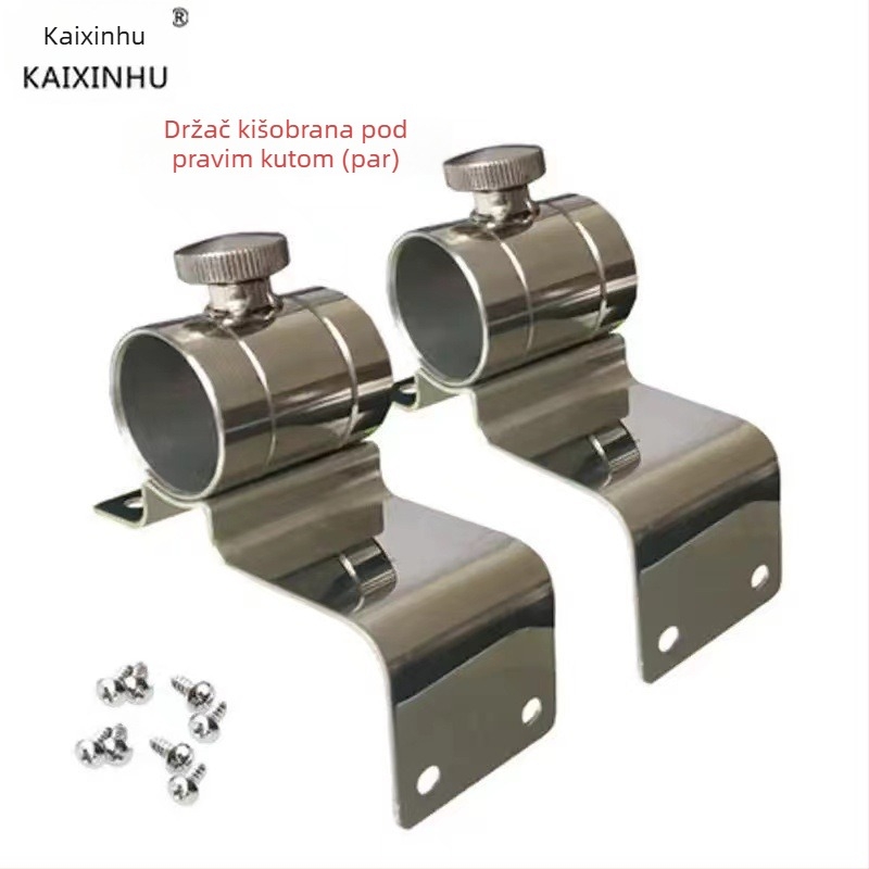 Nerđajući čelični fiksni kut ribolov – trodijelni set dodataka s nosačem za štapove, pladnjem za mamce i nosačem za kišobran | Happy Tiger