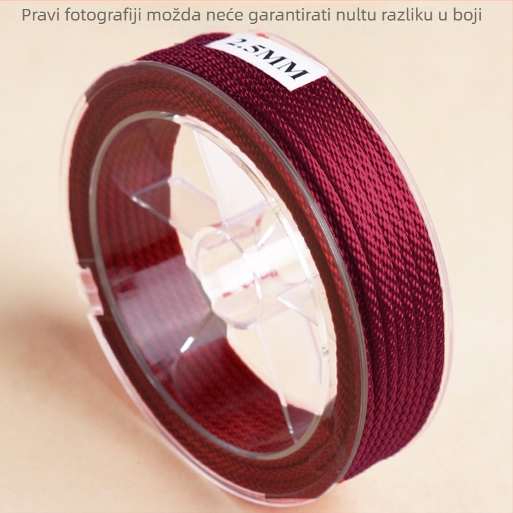 DIY pleteni nakit, najlon žica, strojno pletenje, originalni dizajn