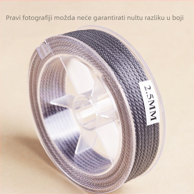 DIY pleteni nakit, najlon žica, strojno pletenje, originalni dizajn