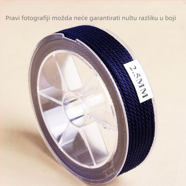 DIY pleteni nakit, najlon žica, strojno pletenje, originalni dizajn