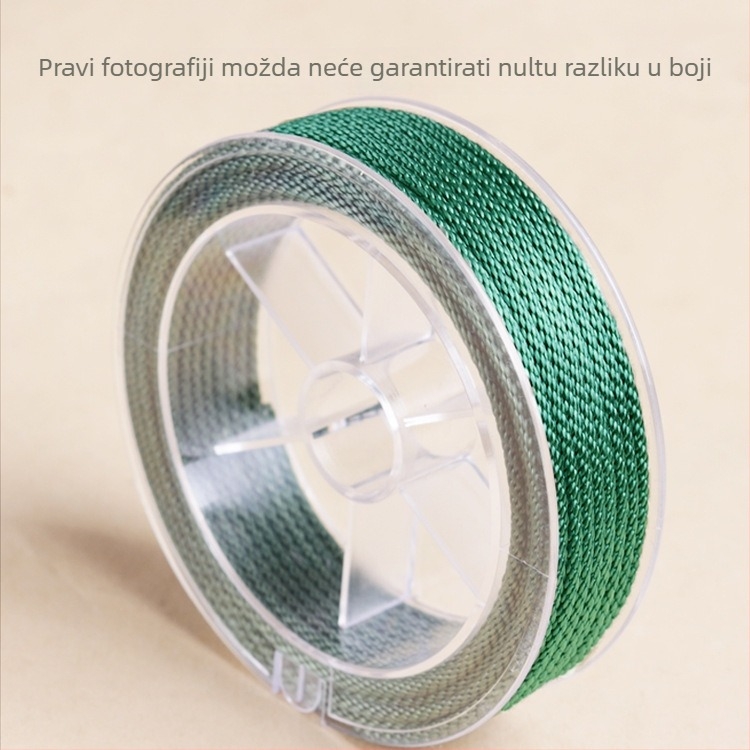 DIY pleteni nakit, najlon žica, strojno pletenje, originalni dizajn