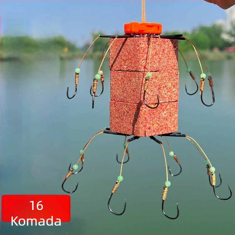 Set eksplozivnih udica s bez bodljom i klipom za mamac – Mengda (Brand: Mengda; Bez bodlji; Osmerozubni; Za ribolov na oceanske stijene, rijekama i jezerima)