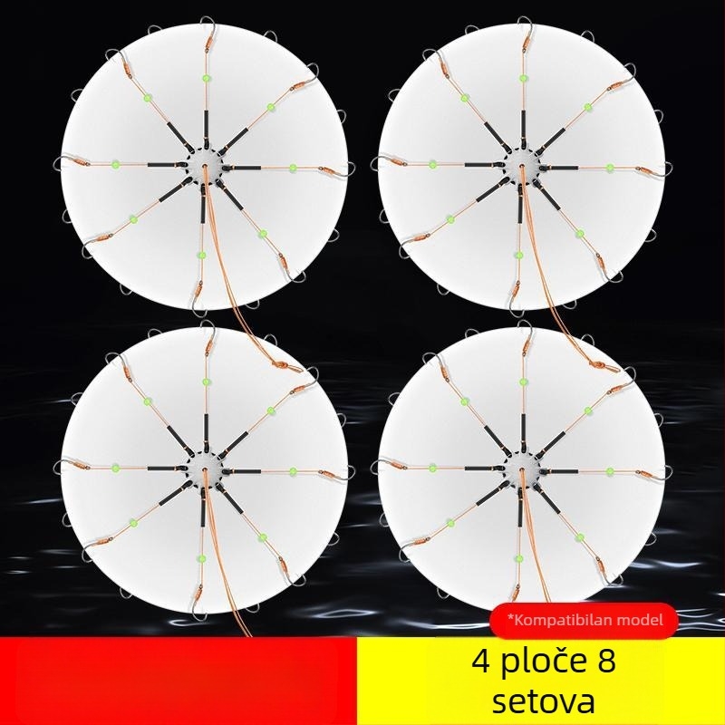 Set eksplozivnih udica s bez bodljom i klipom za mamac – Mengda (Brand: Mengda; Bez bodlji; Osmerozubni; Za ribolov na oceanske stijene, rijekama i jezerima)