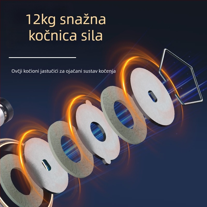 Potpuno metalni spinning kolut za ribolov, pakiranje 40 komada, pogodno za privatnu marku