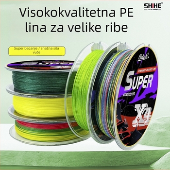 Shihe PE glavna ribolovna linija, 0.8# snaga, duljina 100000 m