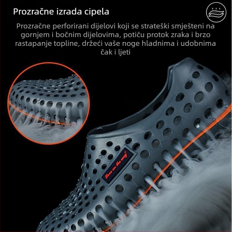 Muške sandale s gumom na potplatu - EVA gornji dio, prozračne, protuklizne, otporne na habanje