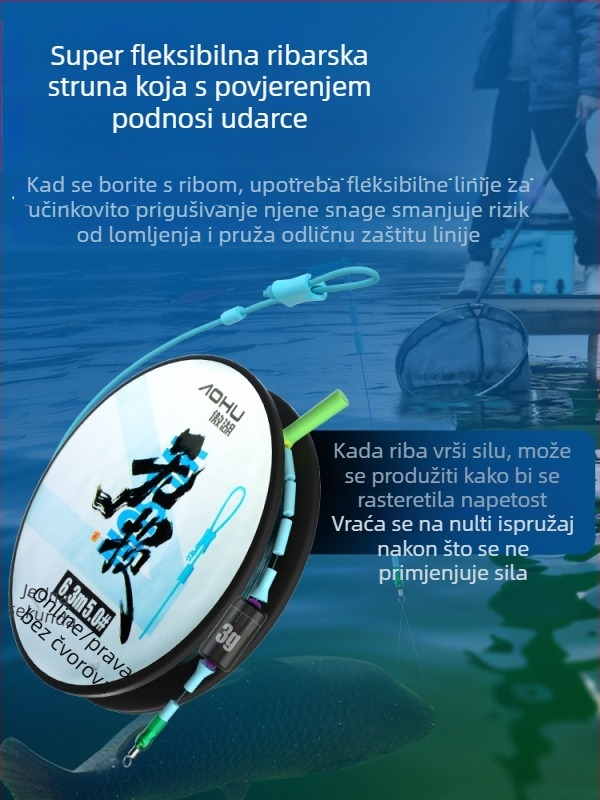 Aohu najlonska glavna linija – 400 kom., s pakiranjem, izvrsna snaga