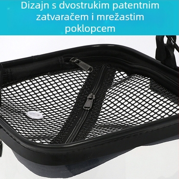 Sklopiva kanta za ribolov s mrežastim poklopcem, EVA plast, s držačem