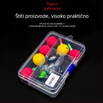 Svijetleći plivački set za ribolov šarana i karasa – uključuje mekane perle i plutajuće perle