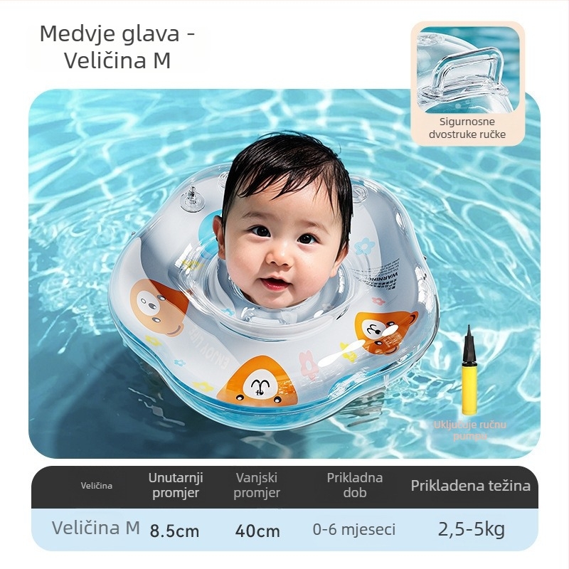 Dječji plivački prsten za kupanje – ekološki PVC, za djecu, namijenjen plivanju