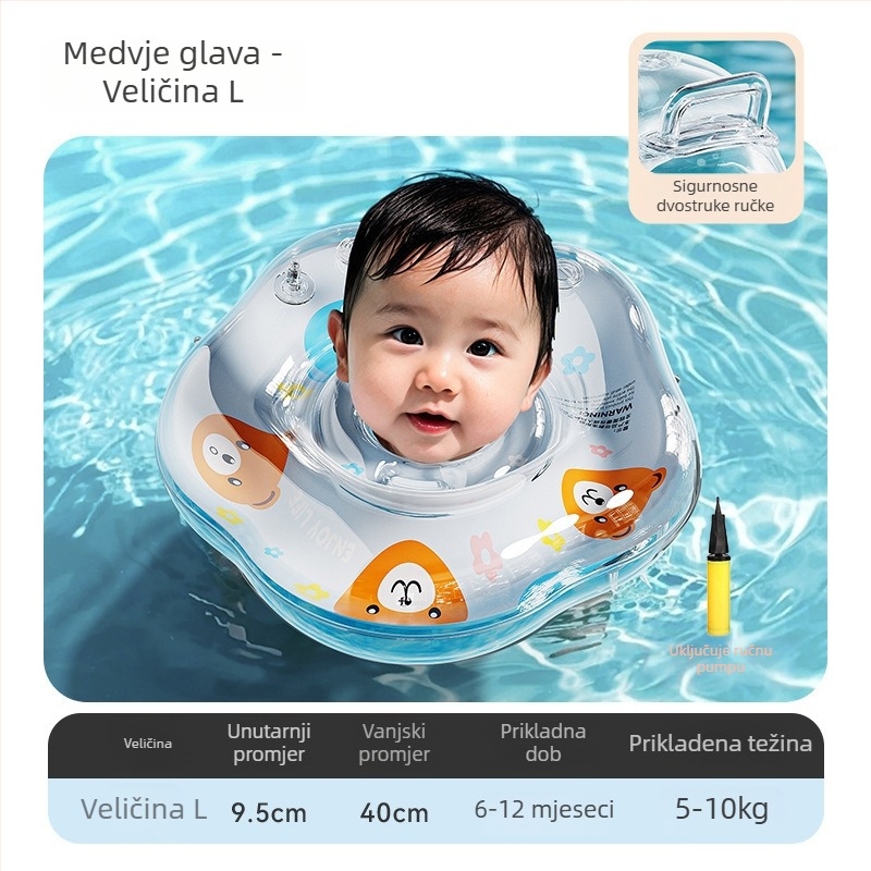 Dječji plivački prsten za kupanje – ekološki PVC, za djecu, namijenjen plivanju