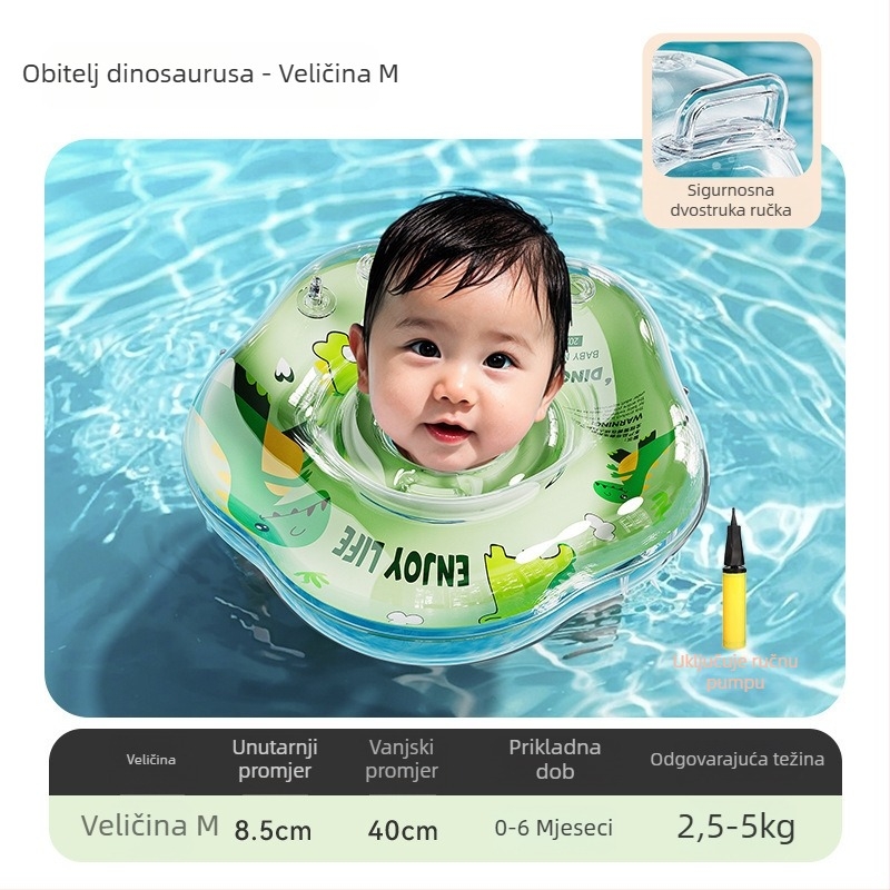 Dječji plivački prsten za kupanje – ekološki PVC, za djecu, namijenjen plivanju