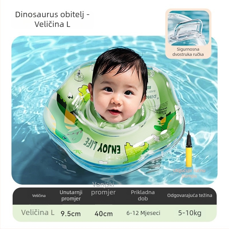 Dječji plivački prsten za kupanje – ekološki PVC, za djecu, namijenjen plivanju