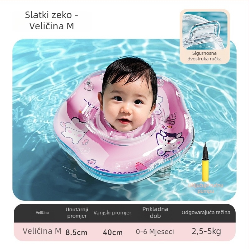 Dječji plivački prsten za kupanje – ekološki PVC, za djecu, namijenjen plivanju