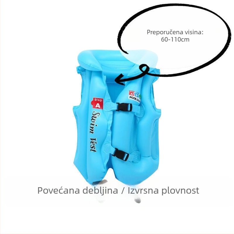 Dječji napuhavajući prsluk za plivanje i plivački prsten; Marka Other, Materijal Other, Uzor Advertising logo, Kategorija Plivački prsten