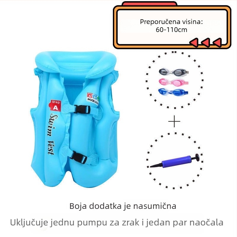 Dječji napuhavajući prsluk za plivanje i plivački prsten; Marka Other, Materijal Other, Uzor Advertising logo, Kategorija Plivački prsten