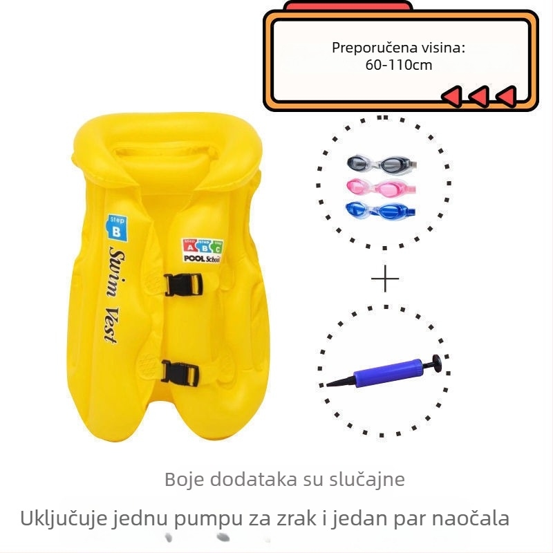 Dječji napuhavajući prsluk za plivanje i plivački prsten; Marka Other, Materijal Other, Uzor Advertising logo, Kategorija Plivački prsten