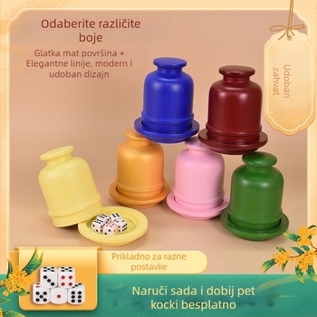 Drvena posuda za kockice Royal Saint, 20 kom u kutiji