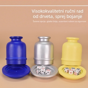 Drvena posuda za kockice Royal Saint, 20 kom u kutiji