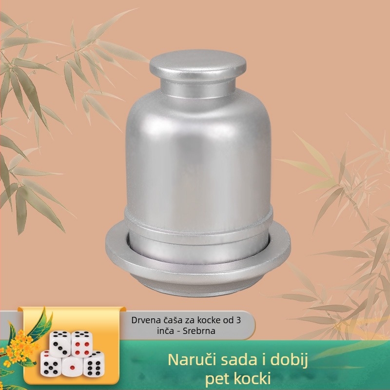 Drvena posuda za kockice Royal Saint, 20 kom u kutiji