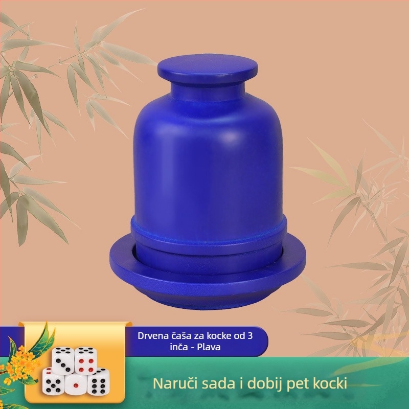 Drvena posuda za kockice Royal Saint, 20 kom u kutiji