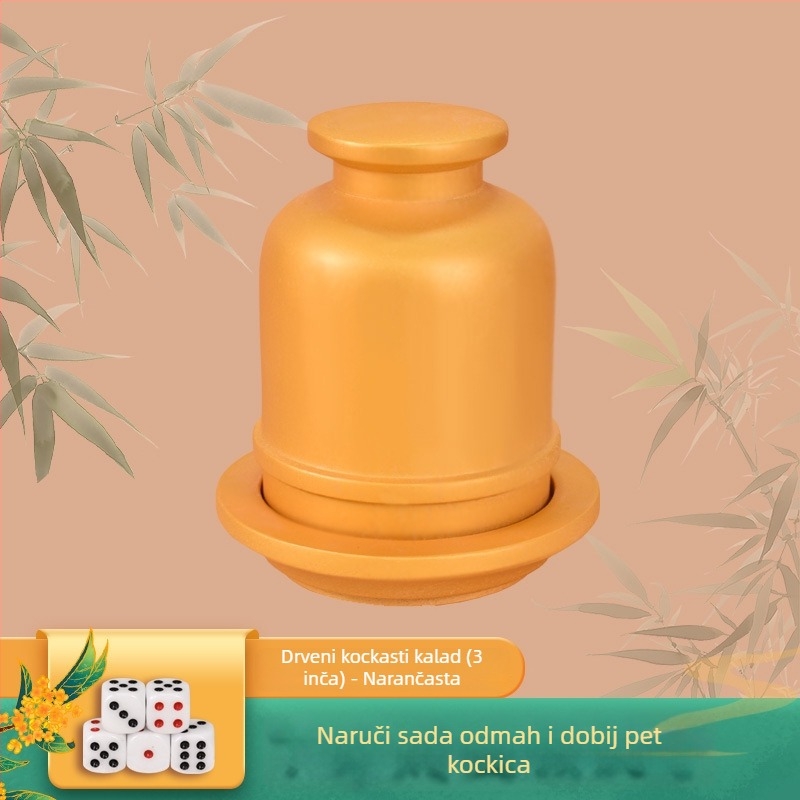 Drvena posuda za kockice Royal Saint, 20 kom u kutiji