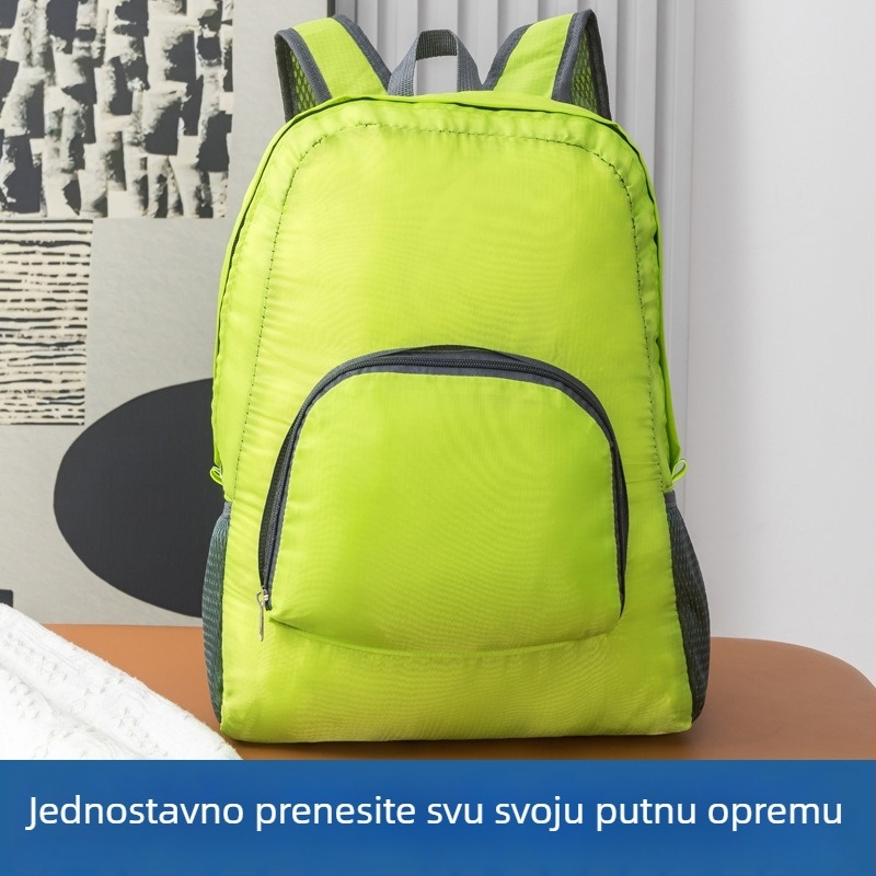 Unisex sportski ruksak, Oxford tkanina, prozračan i vodootporan, proširiv i kompaktan, zakrivljene naramenice