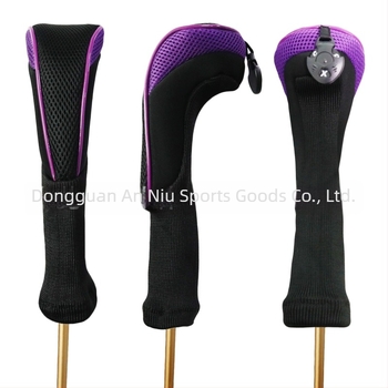 Kapa za glavu golfa s mrežastim dizajnom dugog vrata, poliester materijal, tiskani logotip, mogućnost prilagođavanja