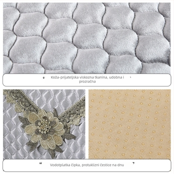 Navlaka za stolicu za hotel – Materijal: poliuretansko elastinsko vlakno (spandex); Oblik: kvadratni oblik; Uzorak: mreža; Funkcija: otpornost na visoke temperature; Stil: jednostavan i moderan