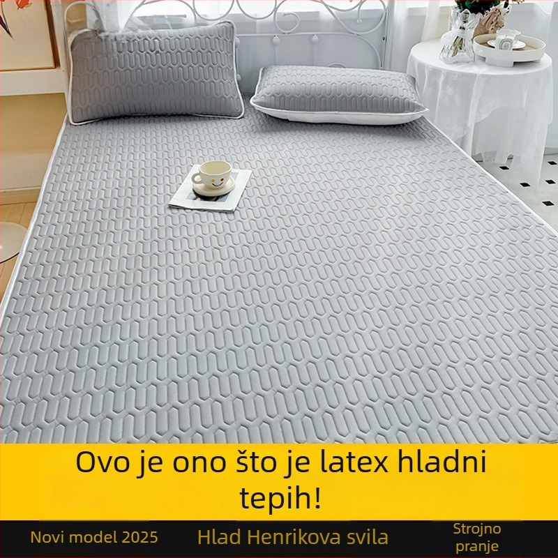 Lateksna podložka Ice Silk, sadržaj prirodnog lateksa 70–80%, periva, protuklizna površina