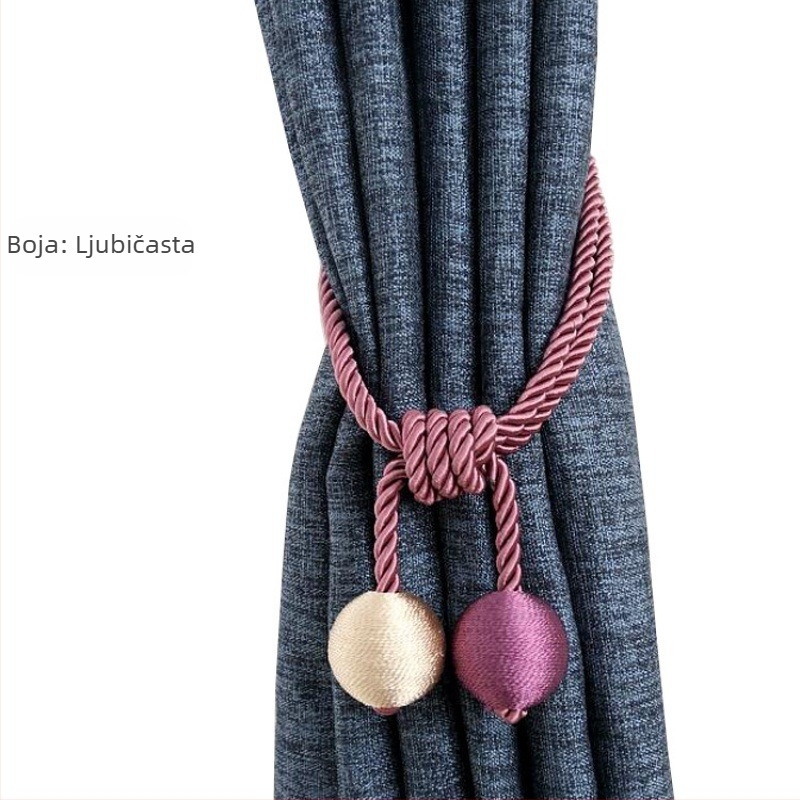 Držači za zavjese, moderan minimalistički stil, sintetičko vlakno, prilagodljivo, Powerful merchant