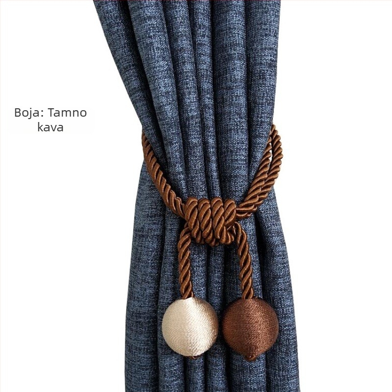 Držači za zavjese, moderan minimalistički stil, sintetičko vlakno, prilagodljivo, Powerful merchant