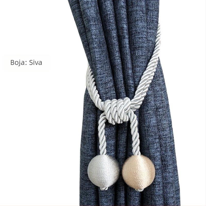 Držači za zavjese, moderan minimalistički stil, sintetičko vlakno, prilagodljivo, Powerful merchant