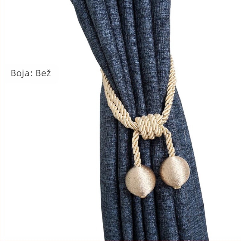 Držači za zavjese, moderan minimalistički stil, sintetičko vlakno, prilagodljivo, Powerful merchant