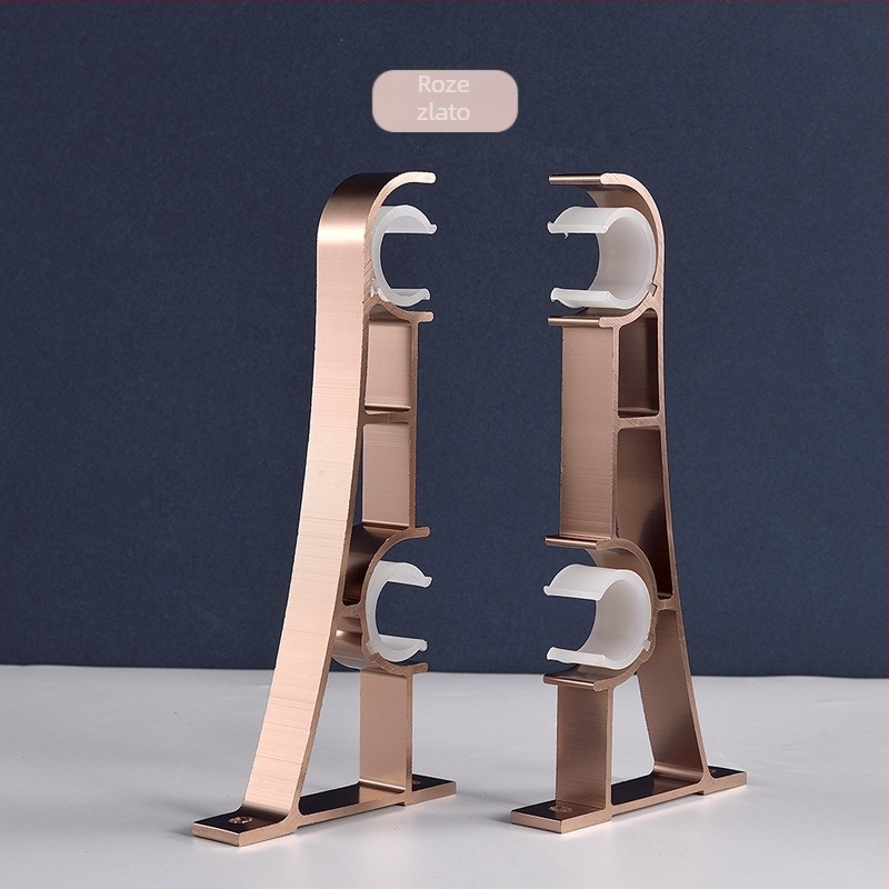 Aluminijski nosač rimske zavjese, ojačani bočni nosač za tračnicu zavjese, model CH-SCSSM20201016