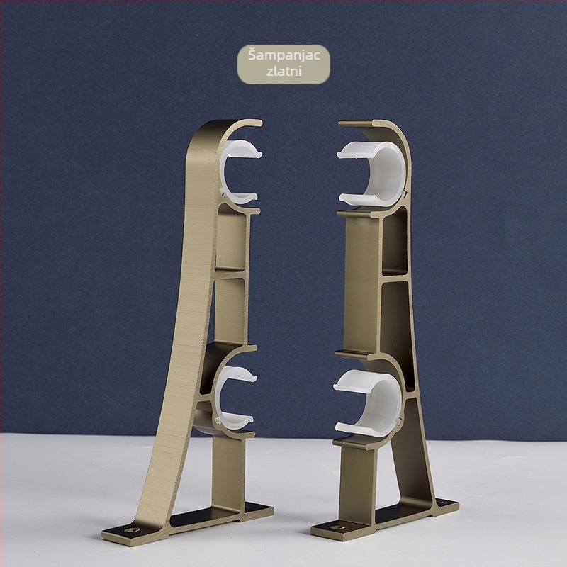 Aluminijski nosač rimske zavjese, ojačani bočni nosač za tračnicu zavjese, model CH-SCSSM20201016